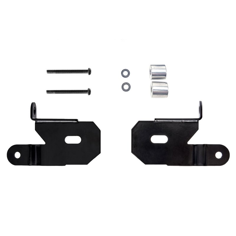 KC HiLiTES 18-19 Jeep Wrangler JL A-Pillar Light Mount Bracket Set (Pair) - Black