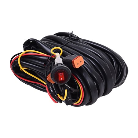 KC HiLiTES Wiring Harness for (2) Backup/Reverse Lights w/2-Pin Deutsch Connectors (110w Max Total)