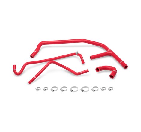 Mishimoto 15+ Ford Mustang EcoBoost Red Silicone Ancillary Hose Kit