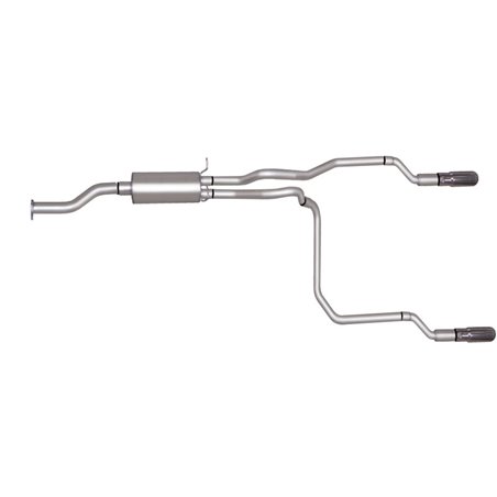 Gibson 98-99 Chevrolet S10 Base 4.3L 1.75in Cat-Back Dual Split Exhaust - Aluminized