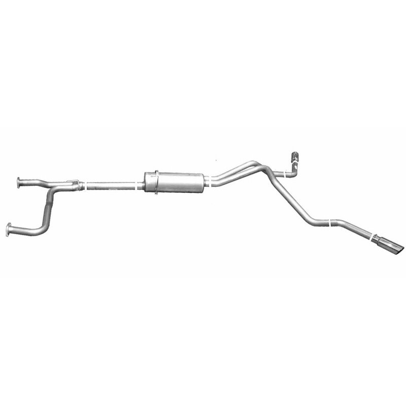 Gibson 04-10 Nissan Titan LE 5.6L 2.5in Cat-Back Dual Extreme Exhaust - Aluminized