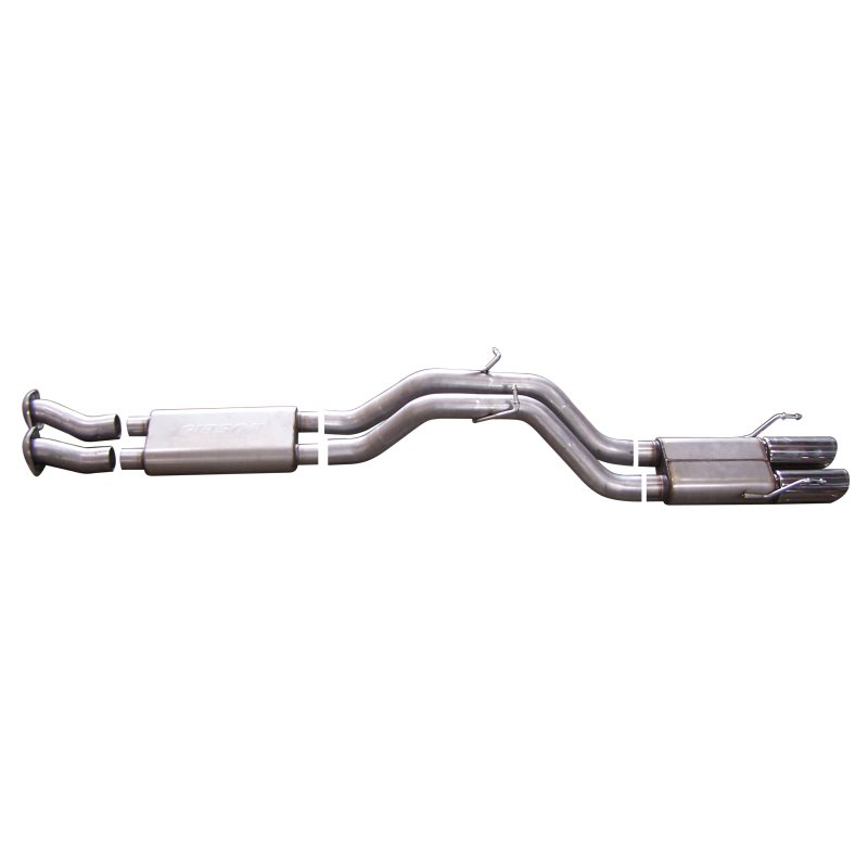 Gibson 06-10 Jeep Grand Cherokee SRT8 6.1L 3in Cat-Back Dual Exhaust - Aluminized