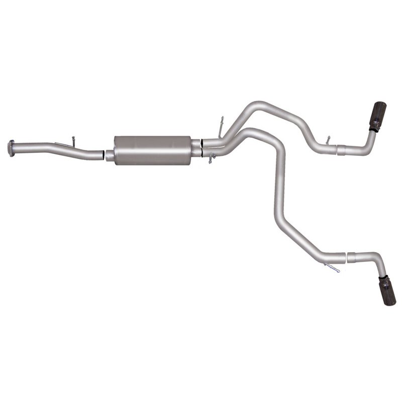 Gibson 07-12 Chevrolet Avalanche LS 5.3L 2.25in Cat-Back Dual Extreme Exhaust - Stainless