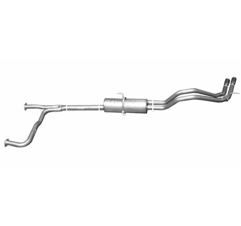 Gibson 04-10 Nissan Titan LE 5.6L 2.5in Cat-Back Dual Sport Exhaust - Stainless