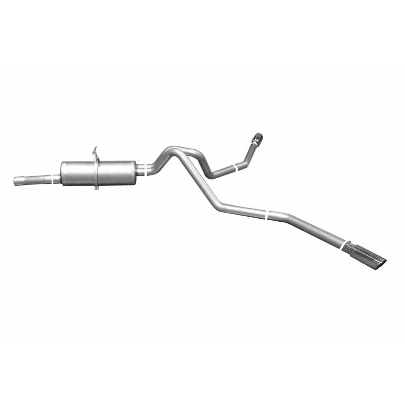 Gibson 99-04 Ford F-250 Super Duty Lariat 6.8L 2.5in Cat-Back Dual Extreme Exhaust - Stainless