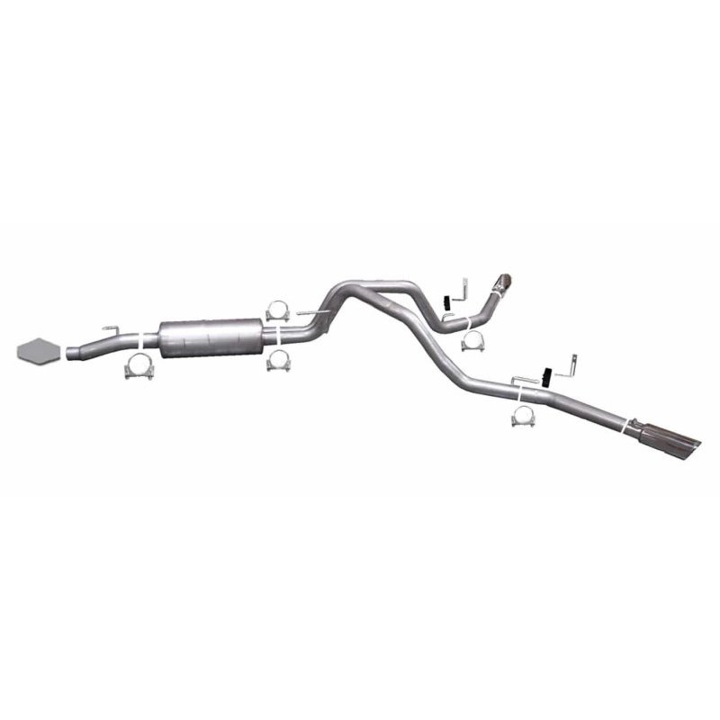 Gibson 05-08 Ford F-150 FX4 5.4L 2.5in Cat-Back Dual Extreme Exhaust - Stainless