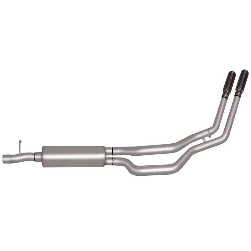 Gibson 05-06 Ford F-250 Super Duty Lariat 6.8L 2.5in Cat-Back Dual Sport Exhaust - Stainless