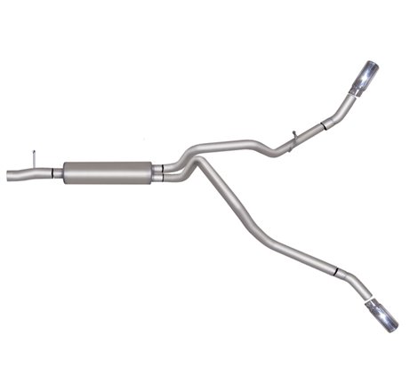 Gibson 08-09 Ford F-250 Super Duty FX4 5.4L 2.5in Cat-Back Dual Extreme Exhaust - Stainless