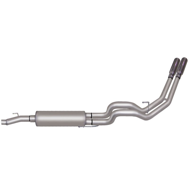 Gibson 11-12 Ford F-150 SVT Raptor 6.2L 2.5in Cat-Back Dual Sport Exhaust - Stainless