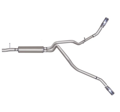 Gibson 17-18 Ford F-250 Super Duty XLT 6.2L 2.5in Cat-Back Dual Extreme Exhaust - Stainless