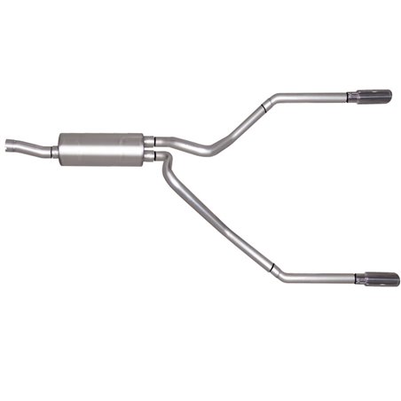 Gibson 99-04 Ford F-250 Super Duty Lariat 6.8L 2.5in Cat-Back Dual Split Exhaust - Stainless