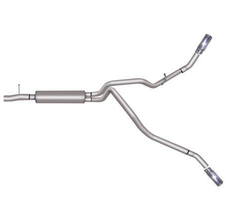 Gibson 05-06 Ford F-250 Super Duty Lariat 6.8L 2.5in Cat-Back Dual Extreme Exhaust - Stainless