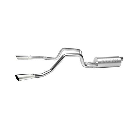 Gibson 09-10 Ford F-150 King Ranch 5.4L 2.5in Cat-Back Dual Split Exhaust - Stainless