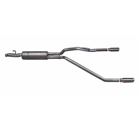 Gibson 11-13 Ford F-150 King Ranch 5.0L 3in/2.5in Cat-Back Dual Split Exhaust - Stainless