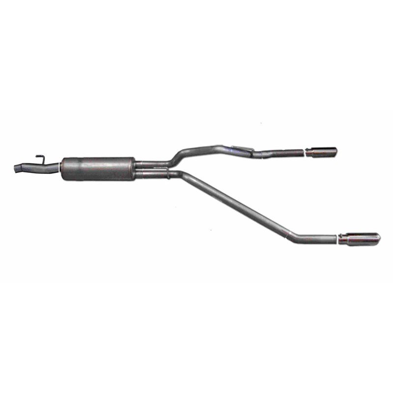 Gibson 11-13 Ford F-150 King Ranch 5.0L 3in/2.5in Cat-Back Dual Split Exhaust - Stainless