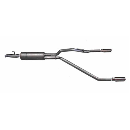 Gibson 11-13 Ford F-150 King Ranch 5.0L 3in/2.5in Cat-Back Dual Split Exhaust - Stainless