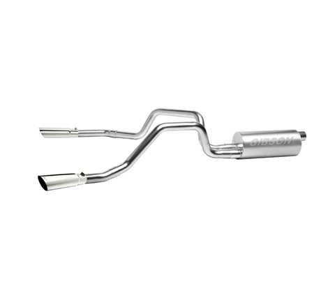 Gibson 11-14 Ford F-150 SVT Raptor 6.2L 3in Cat-Back Dual Split Exhaust - Stainless