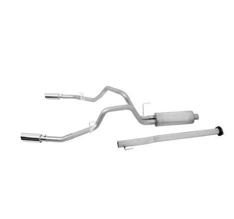 Gibson 15-19 Ford F-150 King Ranch 5.0L 3in/2.5in Cat-Back Dual Split Exhaust - Stainless