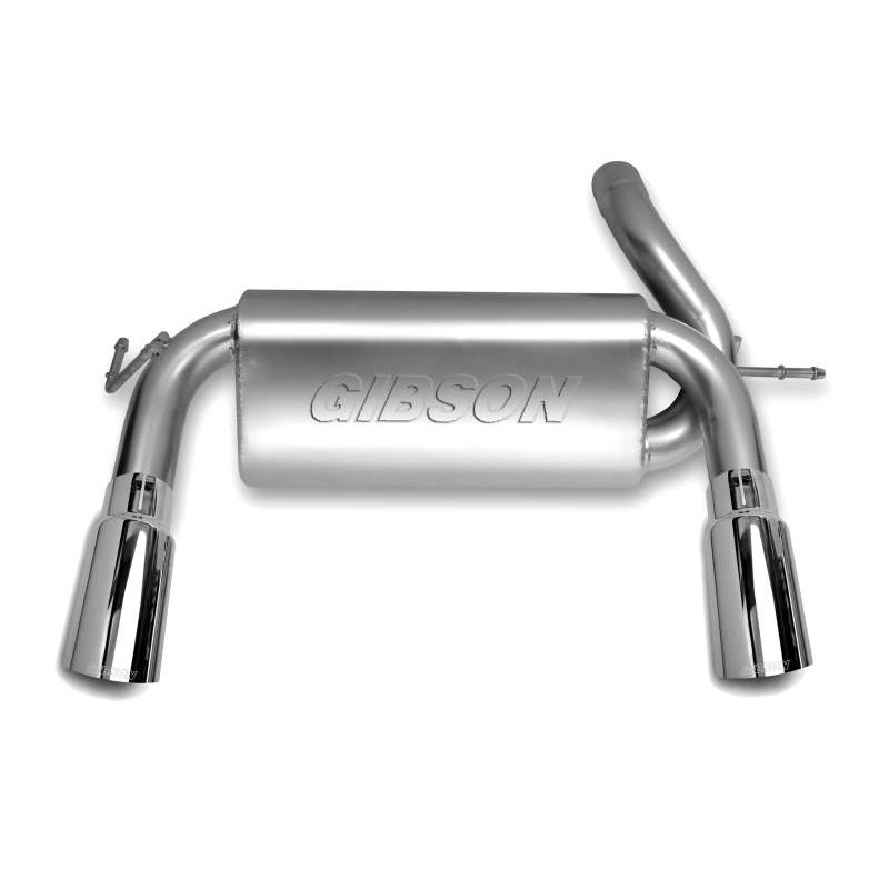 Gibson 12-17 Jeep Wrangler JK Sport 3.6L 2.5in Cat-Back Dual Split Exhaust - Stainless