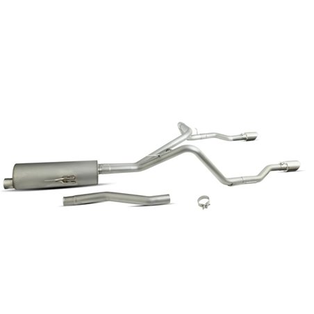 Gibson 20-22 Jeep Gladiator JT Rubicon 3.6L 3in/2.5in Cat-Back Dual Split Exhaust - Stainless