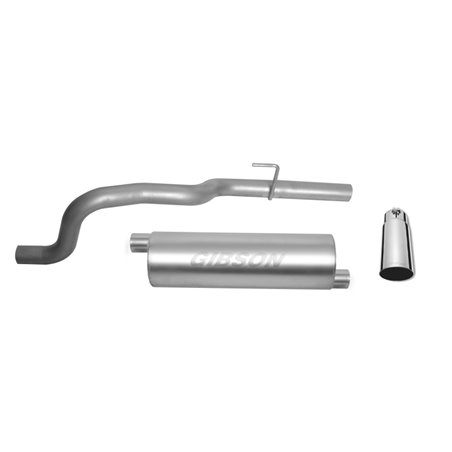 Gibson 02-04 Jeep Grand Cherokee Laredo 4.0L 2.5in Cat-Back Single Exhaust - Stainless