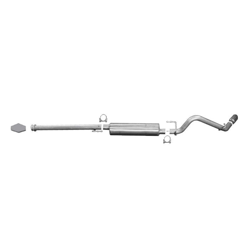 Gibson 13-15 Toyota Tacoma Pre Runner 4.0L 2.5in Cat-Back Single Exhaust - Stainless