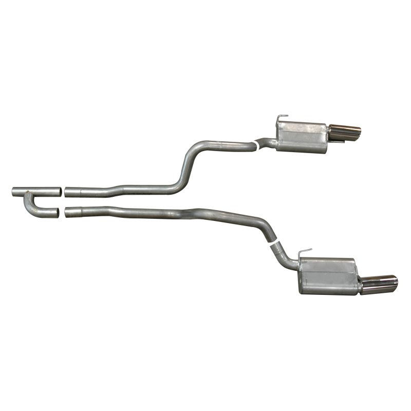 Gibson 05-10 Ford Mustang Base 4.0L 2.5in Cat-Back Dual Exhaust - Stainless