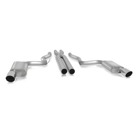 Gibson 15-17 Ford Mustang GT 5.0L 3in Cat-Back Dual Exhaust - Stainless