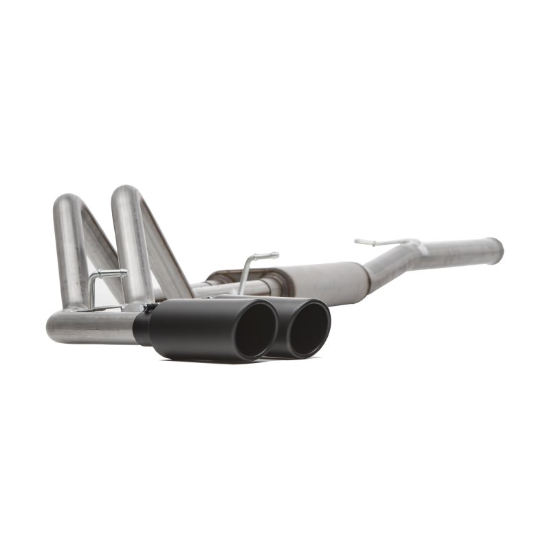 Gibson 11-14 Ford F-150 Lariat 6.2L 3in/2.5in Cat-Back Dual Sport Exhaust - Black Elite