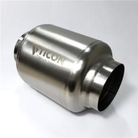 Ticon Industries 7in OAL 2.5in In/Out Ultralight Titanium Muffler