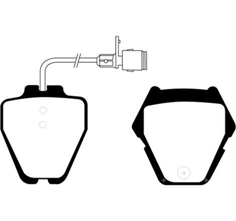 EBC 00-03 Audi A8 Quattro 4.2 (8 Pad Set) Ultimax2 Front Brake Pads