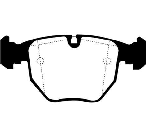 EBC 00-04 BMW M5 5.0 (E39) Ultimax2 Front Brake Pads