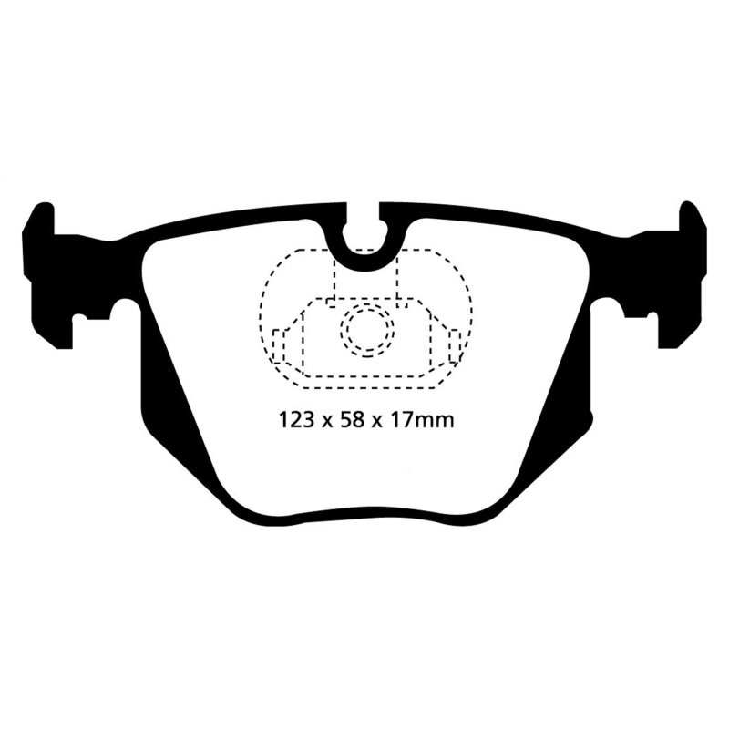 EBC 00-06 BMW X5 3.0 Greenstuff Rear Brake Pads