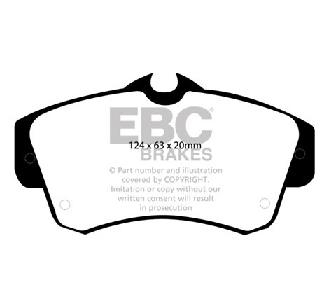 EBC 00-11 Chrysler PT Cruiser 2.4 Yellowstuff Front Brake Pads