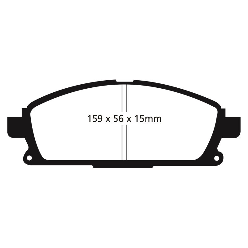 EBC 01 Infiniti Q45 4.1 Ultimax2 Front Brake Pads