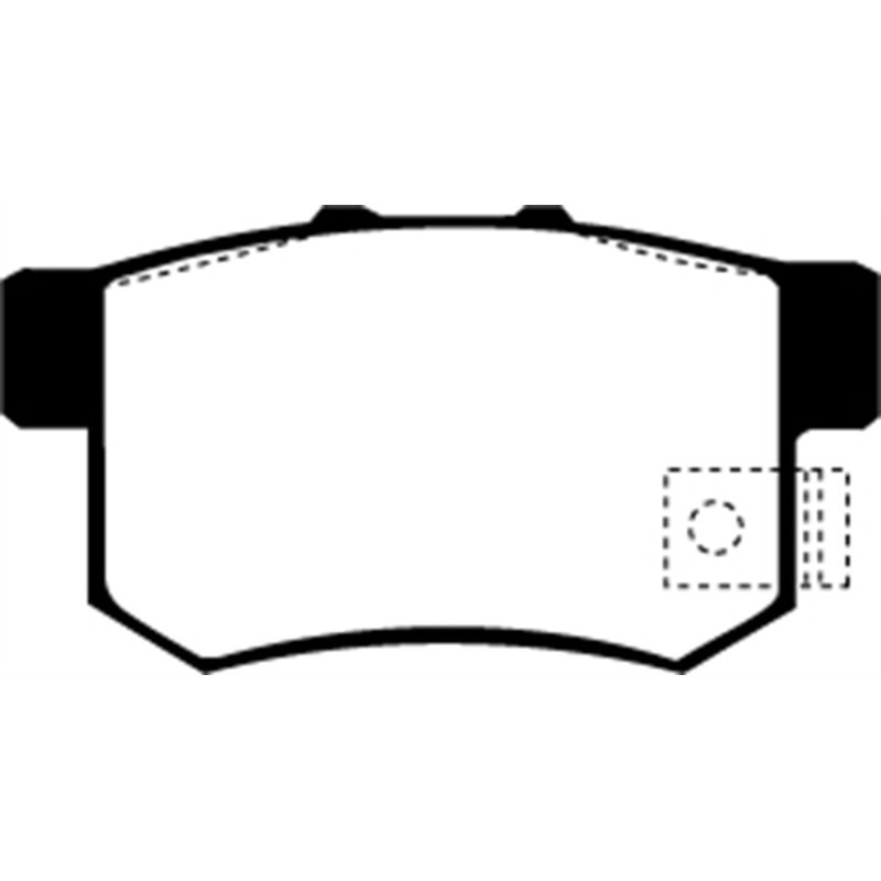 EBC 01-03 Acura CL 3.2 Ultimax2 Rear Brake Pads