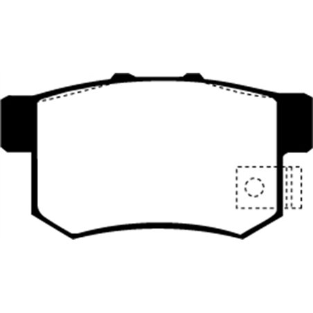 EBC 01-03 Acura CL 3.2 Ultimax2 Rear Brake Pads