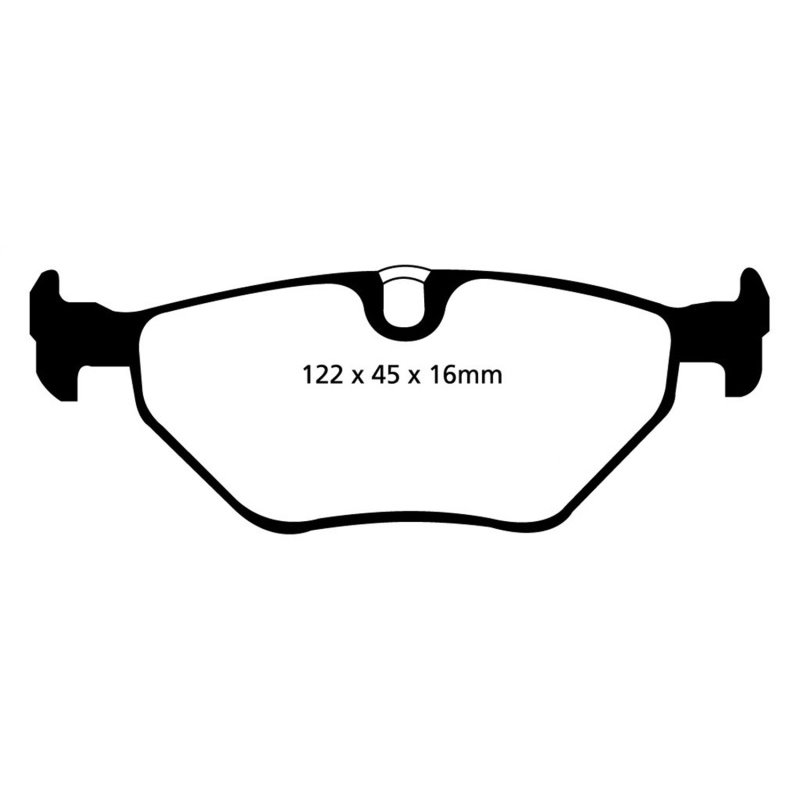 EBC 01-03 BMW 525i 2.5 (E39) Yellowstuff Rear Brake Pads