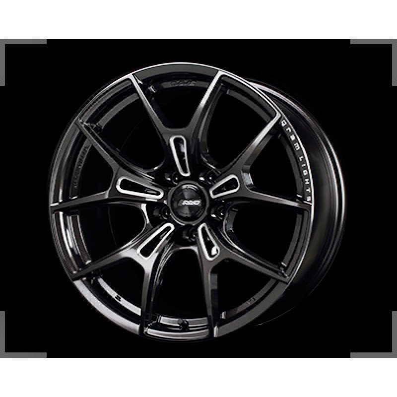 Gram Lights 57FXZ 20x9.5 +35 5-120 Super Dark Gunmetal & Machining Rim Edge DC Wheel