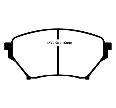 EBC 01-03 Mazda Miata MX5 1.8 (Sports Suspension) Redstuff Front Brake Pads