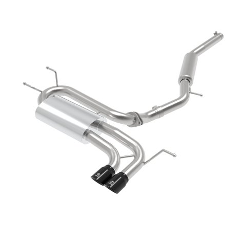 aFe Takeda 2-1/2in SS-304 Cat-Back Exhausts w/ Black Tip 16-19 Mazda MX-5 Miata ND 2.0T