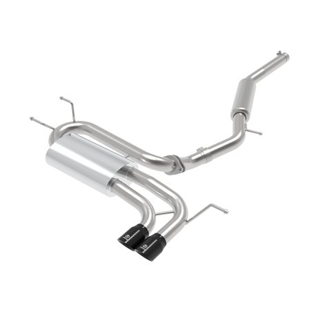 aFe Takeda 2-1/2in SS-304 Cat-Back Exhausts w/ Black Tip 16-19 Mazda MX-5 Miata ND 2.0T