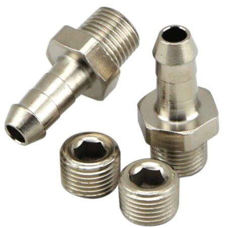 Turbosmart 1/8in NPT 6mm Hose Tail Fittings and Blanks