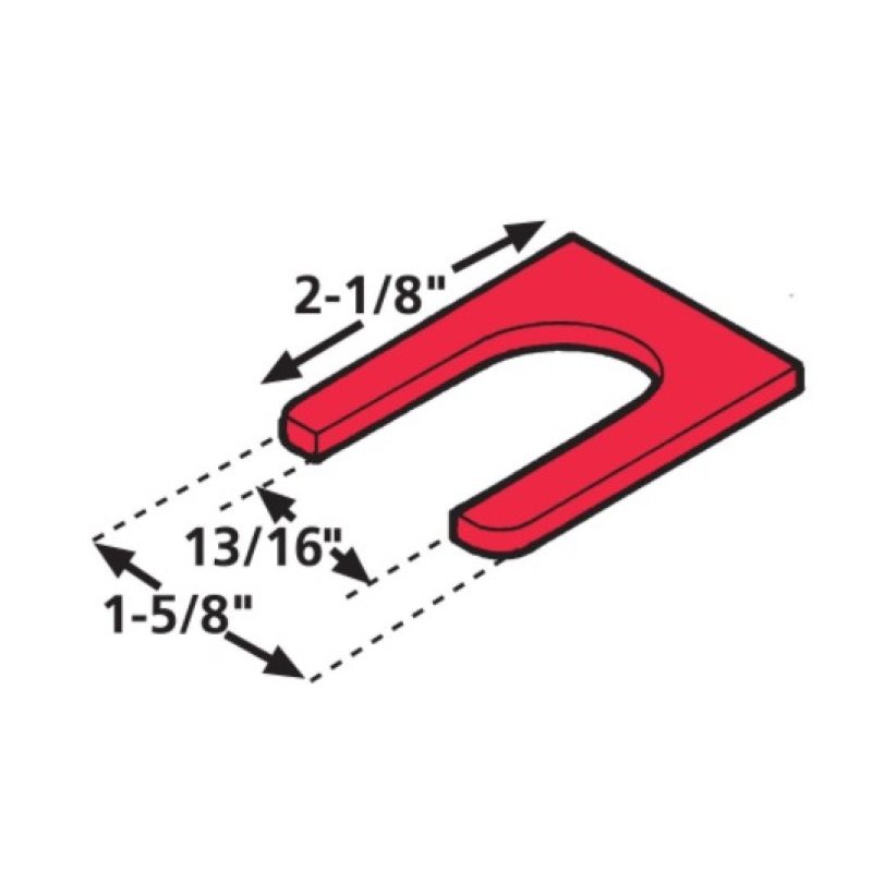 SPC Performance Tandem Shim-FRTLNR 1/16in (100)