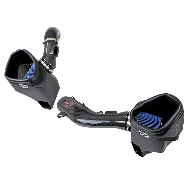 aFe Track Series Stg 2 Carbon Fiber Intake w/Pro 5R Media 15-20 BMW M3/M4(F80/82/83) L6-3.0L(tt) S55