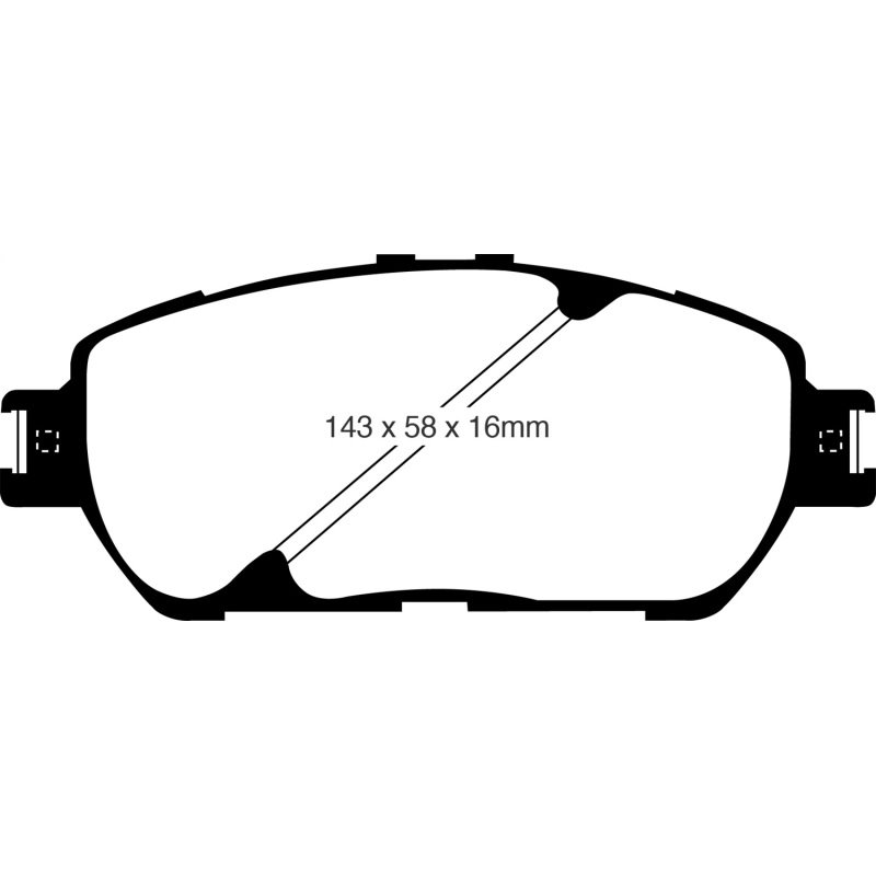 EBC 02-03 Lexus ES300 3.0 Redstuff Front Brake Pads