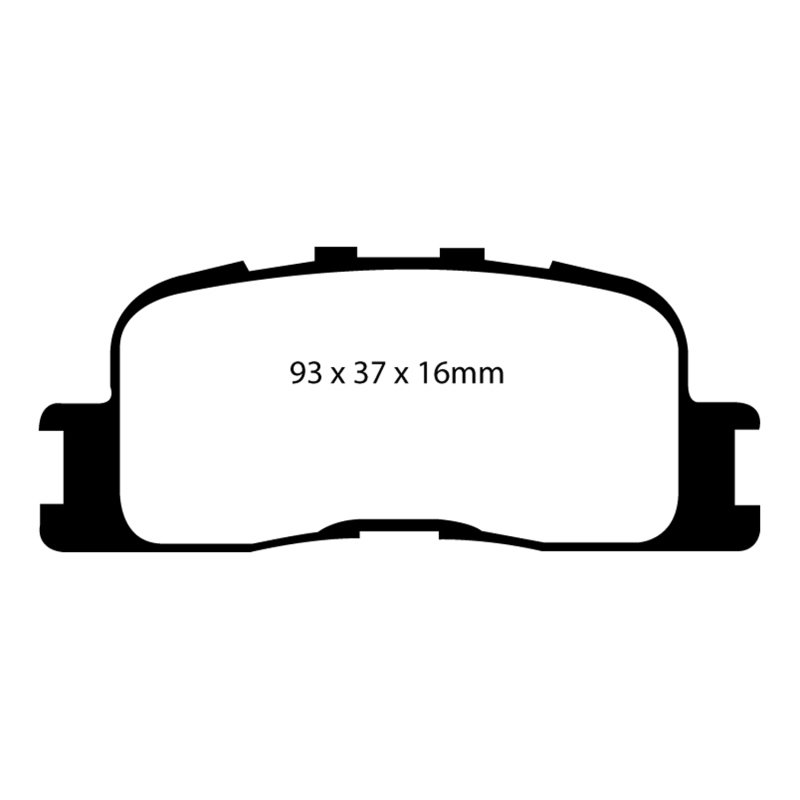 EBC 02-03 Lexus ES300 3.0 Yellowstuff Rear Brake Pads