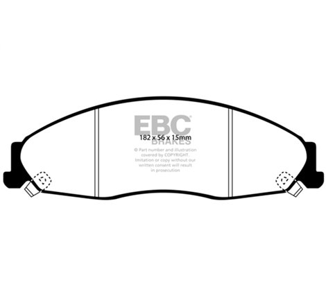 EBC 02-05 Cadillac CTS 2.6 Yellowstuff Front Brake Pads