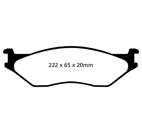 EBC 02-05 Ford Econoline E550 Yellowstuff Front Brake Pads