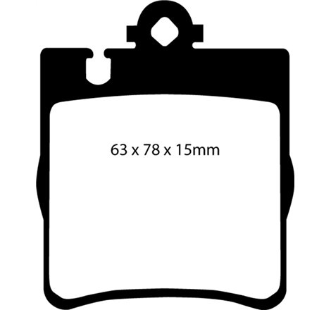 EBC 03 Mercedes-Benz C230 (W203) 2.3 Sport Redstuff Rear Brake Pads